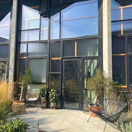 Апартаменты Smuk Arkitekttegnet Hus I Newyorker-stil Копенгаген
